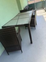 Rattan tisch und stühle guter Zustand