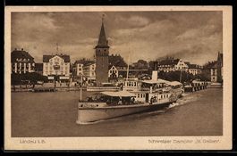 Lindau i. B., Dampfer St. Gallen verläs