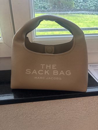 🎄🎁Marc Jacobs "The Sack Bag" Handtasche, Beige - Neu