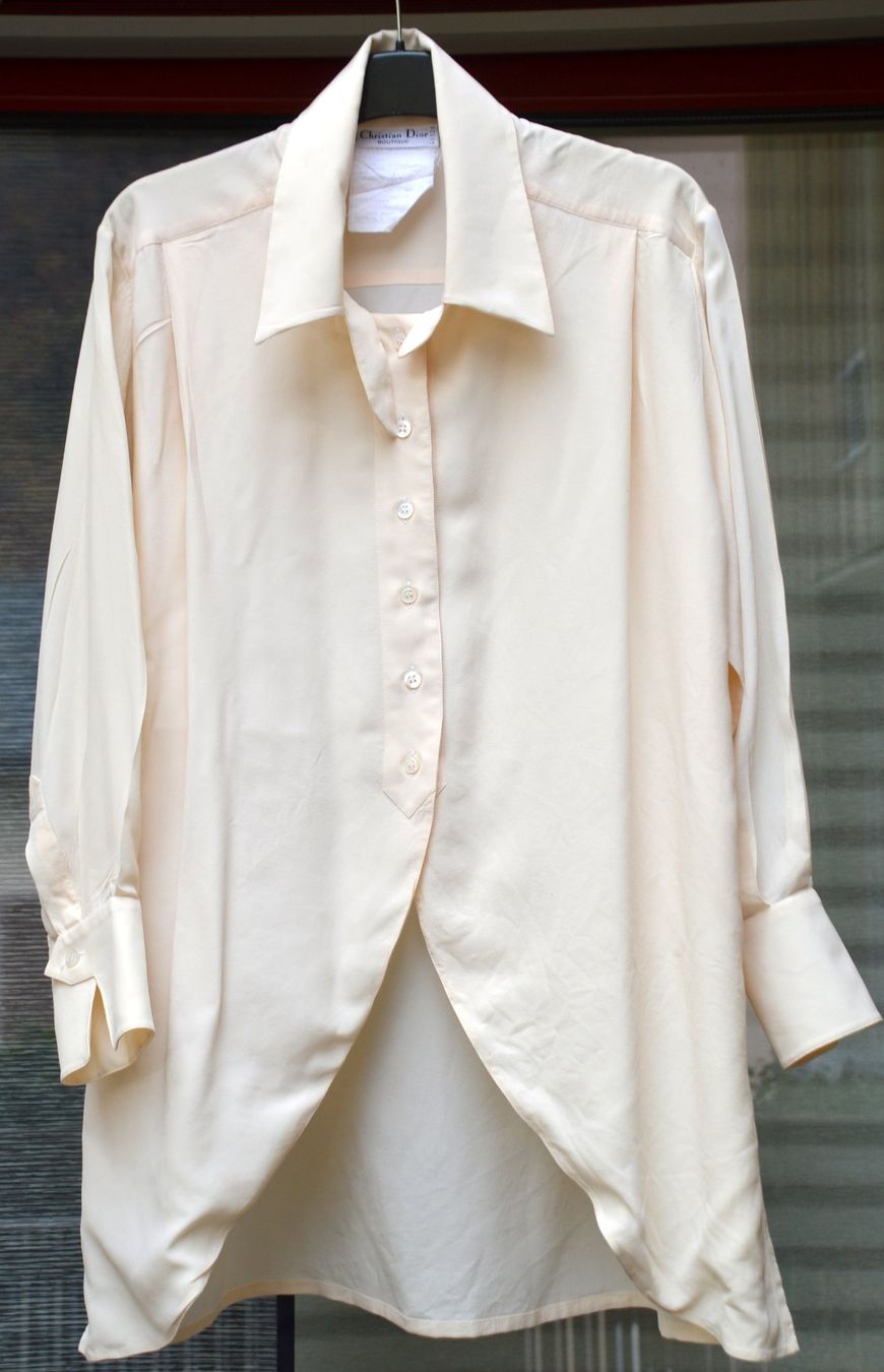 Dior Camicette: Christian Dior Hemdbluse / chemisier .42/44 – Usato da Collonges venduto da arashee 4
