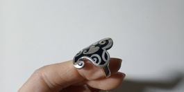 Silber 925 Ring mit Herze zu Nile Odd Molly Free People