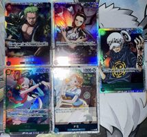One Piece Sammelkarten 5er Set japanisch neuwertig