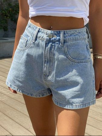 NEU - Lässige Denim-Hotpants - XS - Jeans-Shorts / A-Linie