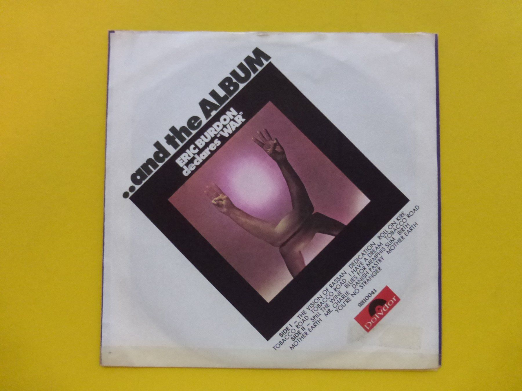 Dischi in vinile: Eric Burdon Declares "War" – Spill The Wine – Usato da Zürich venduto da Swiss57 1