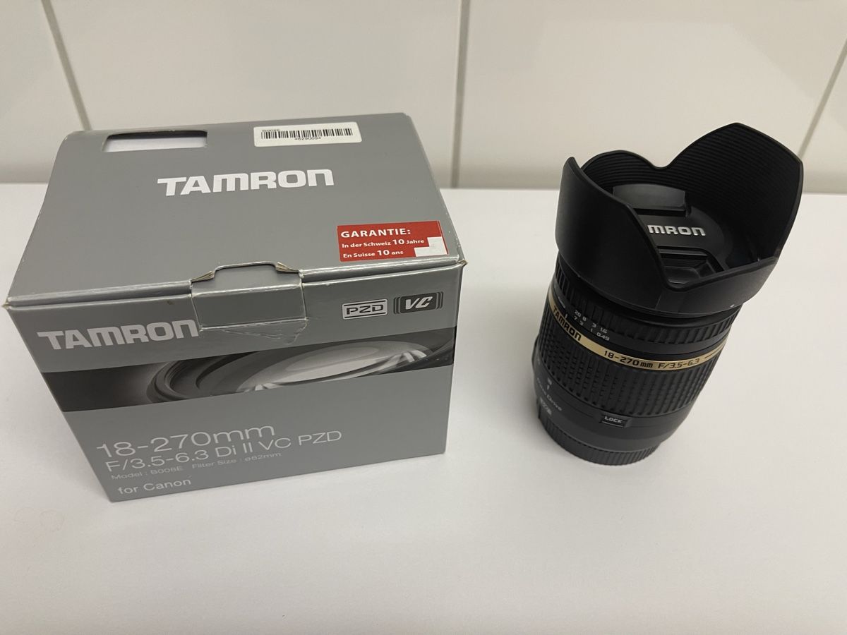 Canon Objektive: Tamron EF 18-270mm Canon EF – Gebraucht aus Pieterlen von FairDeal334
