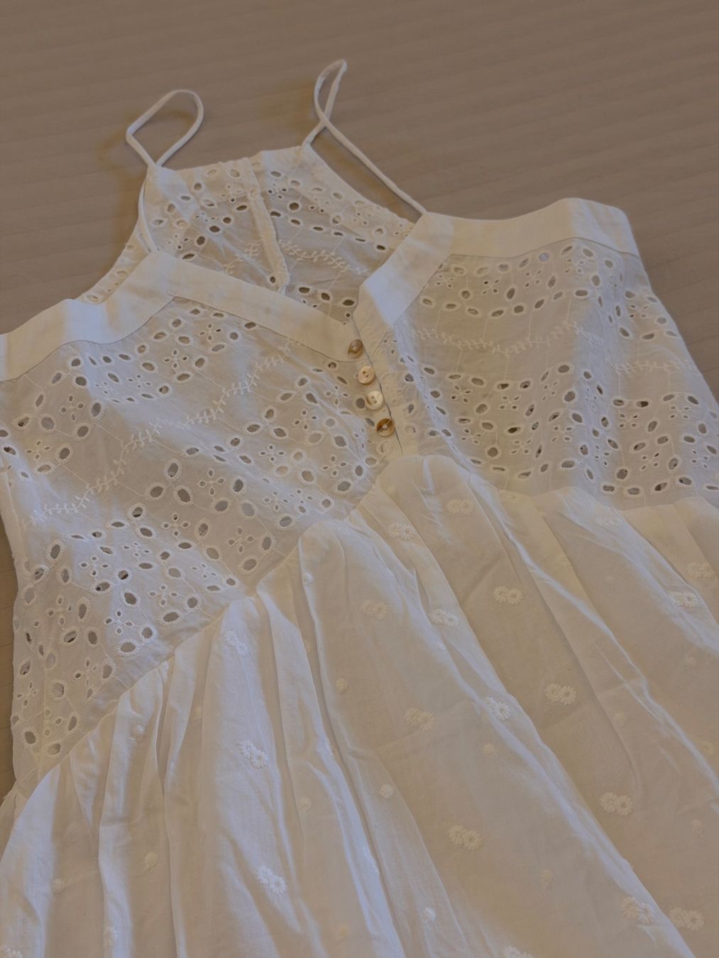 Vestiti: Weißes Boho-Kleid – 100% Baumwolle – Nuovo e nell'imballaggio originale da Hüttikon venduto da fra_7mtn 3