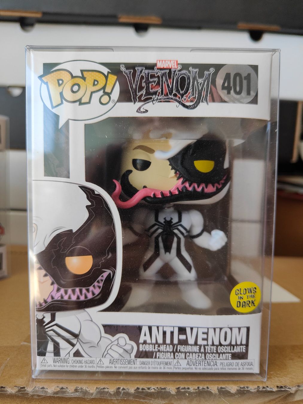Funko Figurines: Funko Pop! - Anti-Venom GitD #401 – D'occasion à Benken SG par beasty91