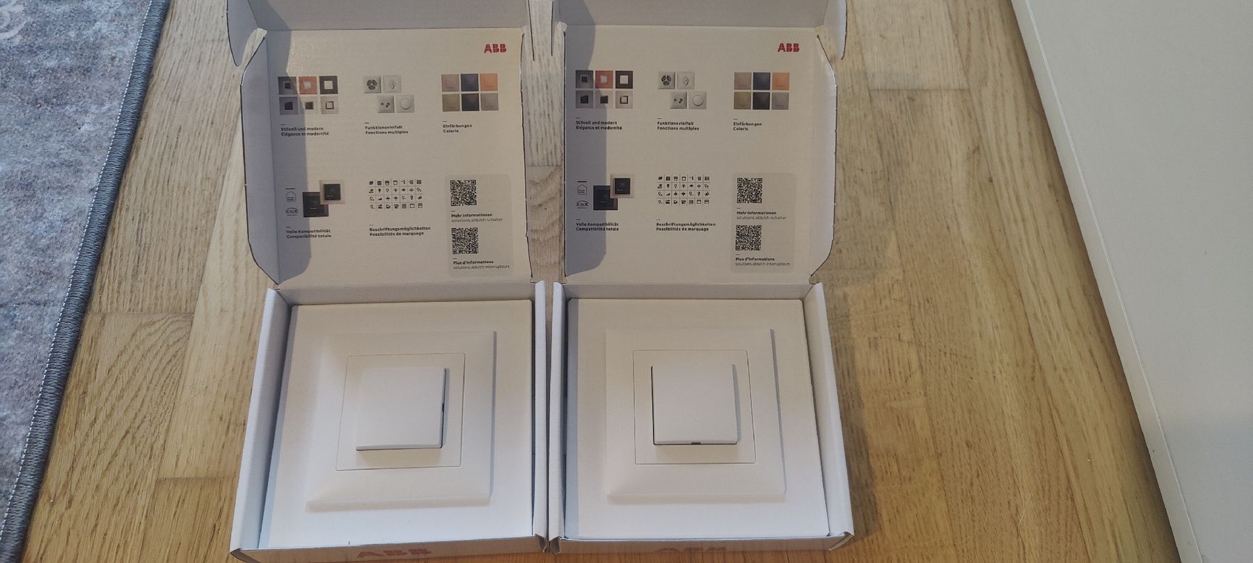 ABB Interruttori: Zwei Stück ABB Sidus Tast- Schalter 2x – Nuovo e nell'imballaggio originale da Bern venduto da plant_nerd 2