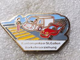 Ansteckpin 101: Kapo St. Gallen Verkehrserziehung