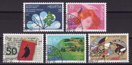 Satz SBK-Nr. 758-762 Sonderpostmarken
