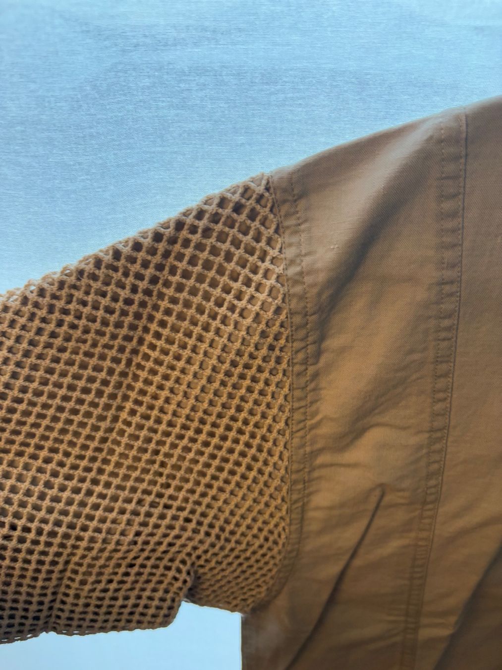Camicette: Chemisier manches filet beige clair – Usato da Lausanne venduto da milou201619 2