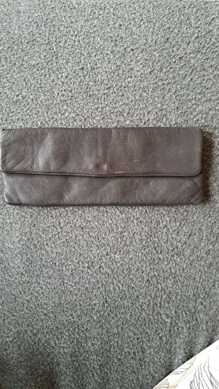 Taschen für Damen: Braune Clutch - Vintage Handtasche – Gebraucht aus Riehen von Chimpara