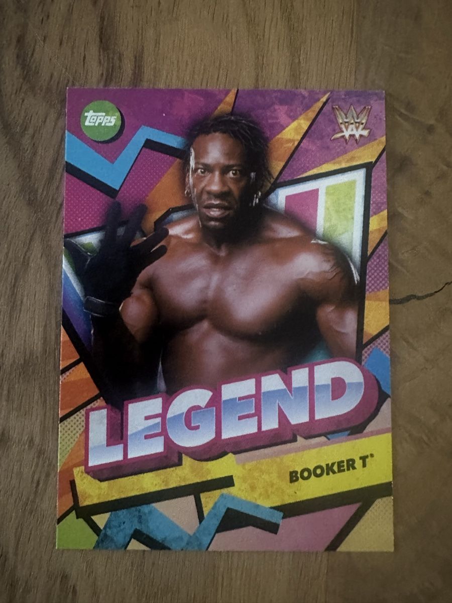 Topps Carte collezionabili: WWE Topps Legend Card - Booker T – Nuovo (secondo la descrizione) da Luzern venduto da LuzernTCGLab