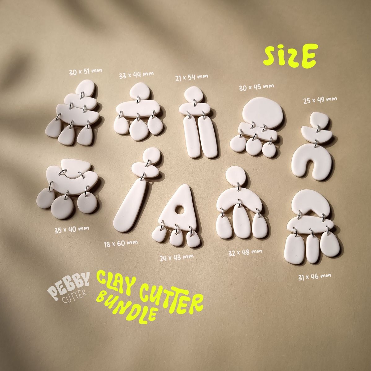 Kit bricolage: Fimo Ausstecher, Polymer Clay Cutter, Ausstecher Set Nr.1 – Nuovo (secondo la descrizione) da Embrach venduto da PebbyCutter 2