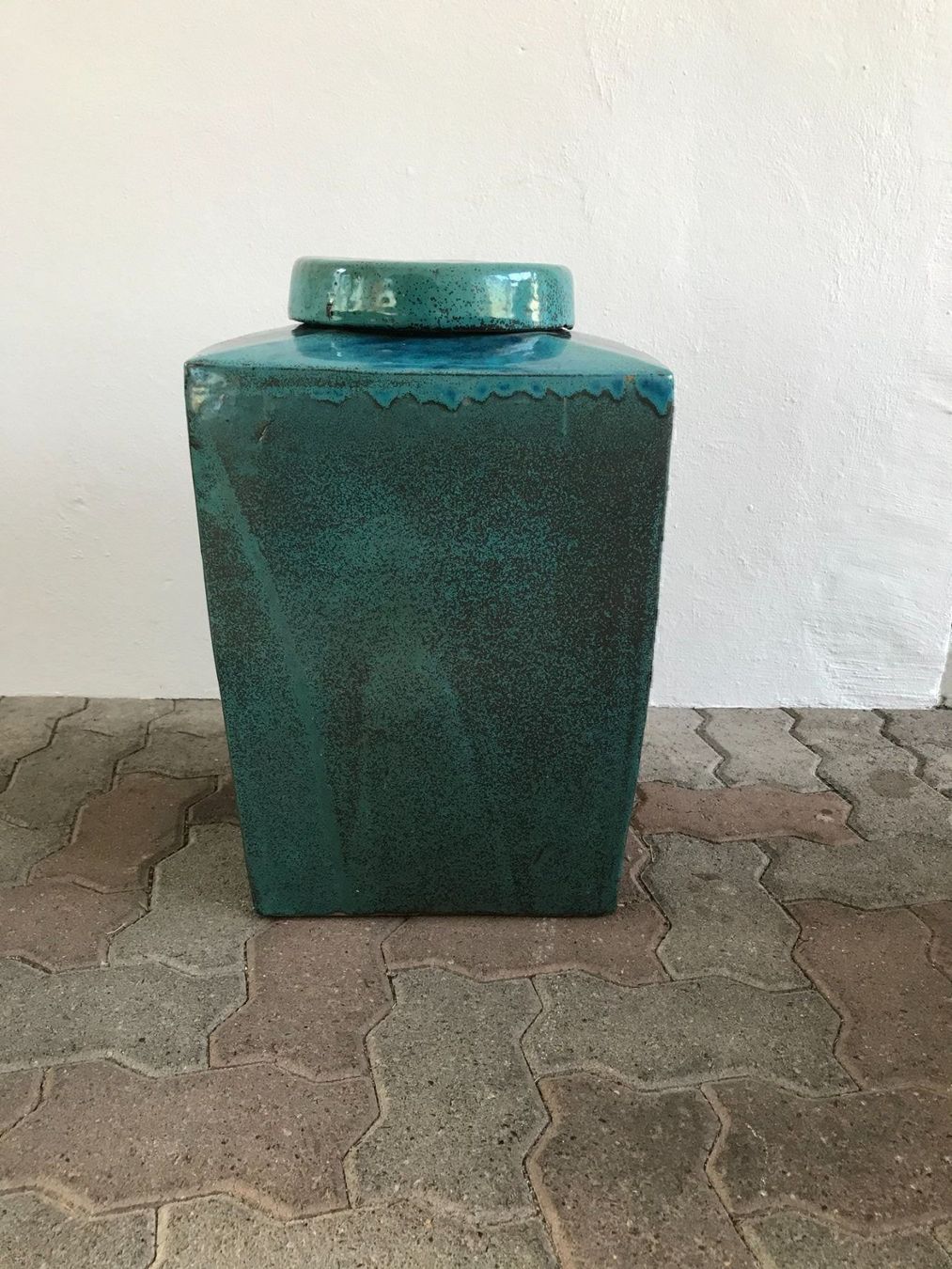 Vase & Récipients: grosse Keramik Deckel-Dose – D'occasion à Wetzikon ZH par seli03 3