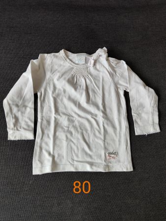 Gr. 80 Sweatshirt von Cadet Roussel mit Schleife