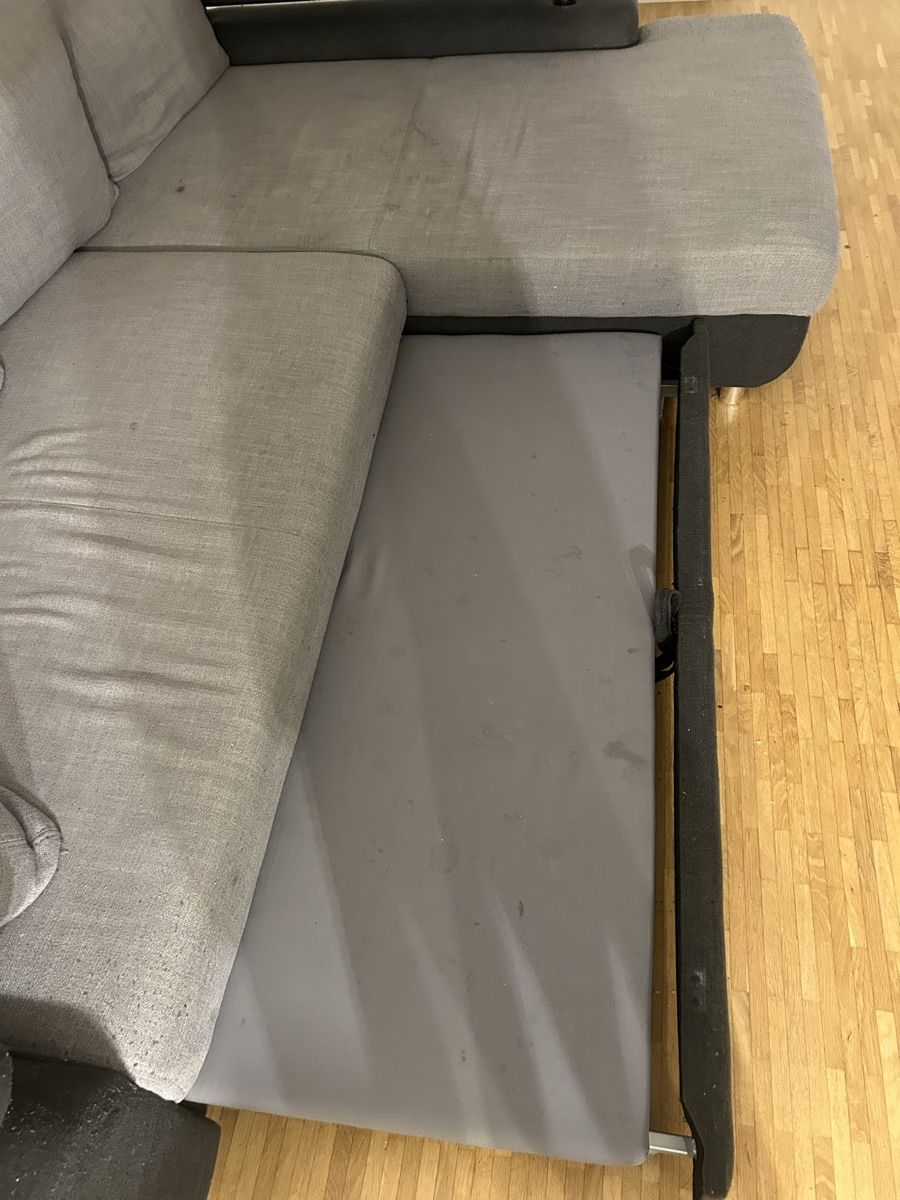 Divani: Ecksofa mit Schlaffunktion grau – Usato da Lyss venduto da dxmxan 3