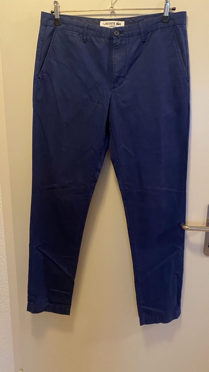Lacoste Pantaloni: Lacoste Chino Hose, Herren, Grösse 46 – Usato da Erlinsbach SO venduto da Nina040