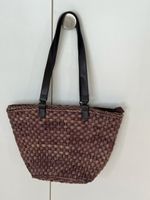 Tasche geflochten braun guter Zustand