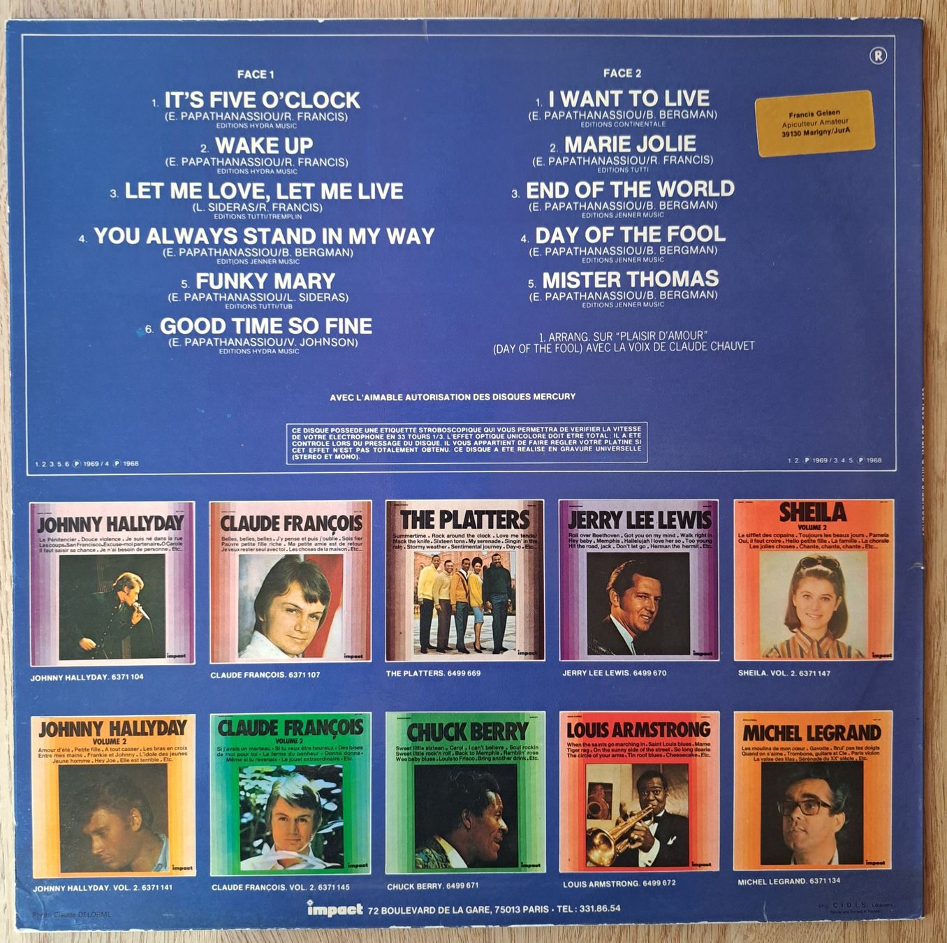 Dischi in vinile: Aphrodite's Child - Same – Usato da Meggen venduto da Ricardokoch 1