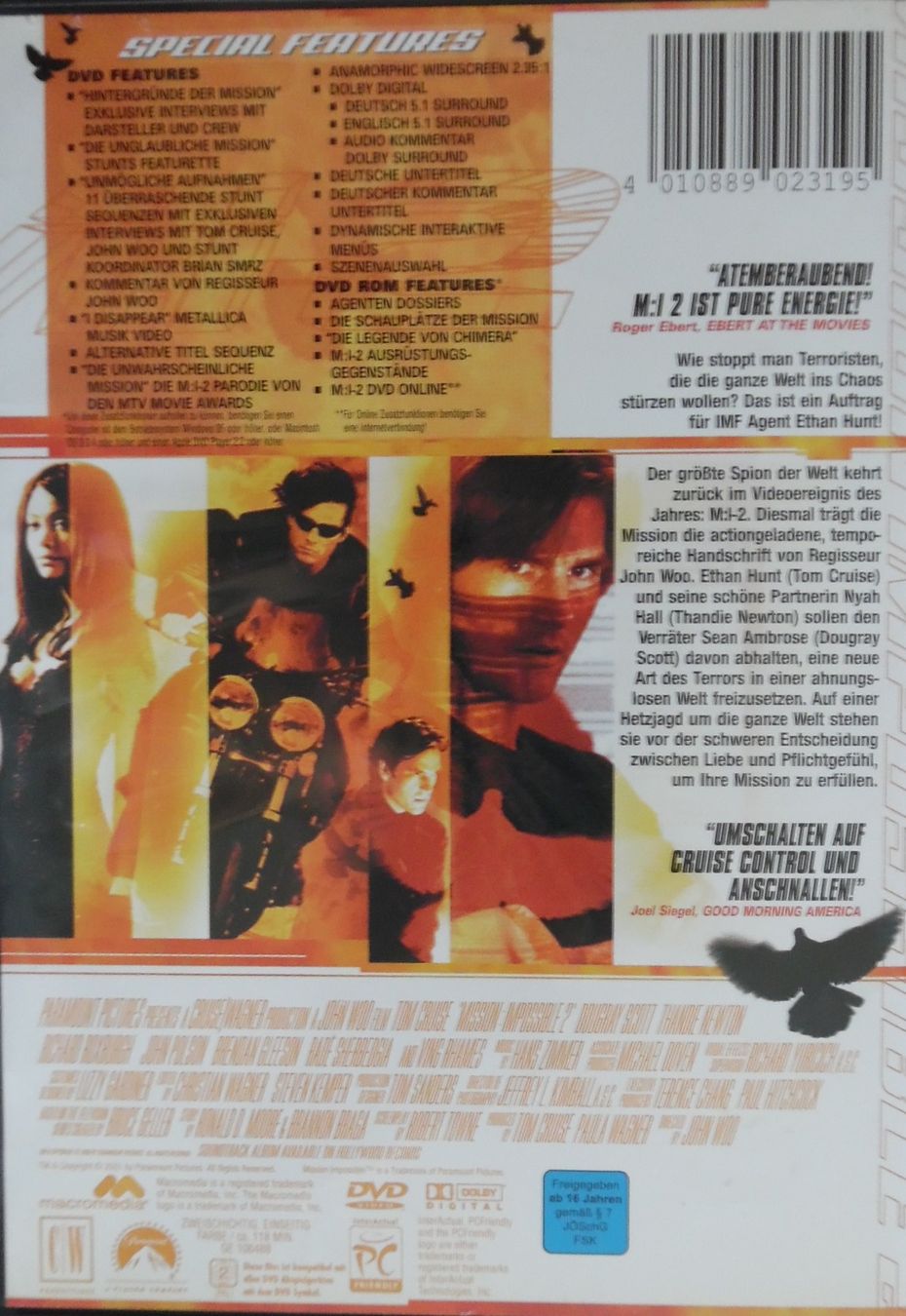 Tutti i DVDs: Tom Cruise M : i-2 – Usato da Bellinzona venduto da Luna093 2