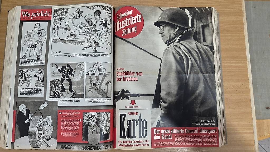 Zeitschriften & Magazine: Schweizer Illustrierte Zeitung, Bände 1943/44/45  – Gebraucht aus Embrach von Beteigeuze 5