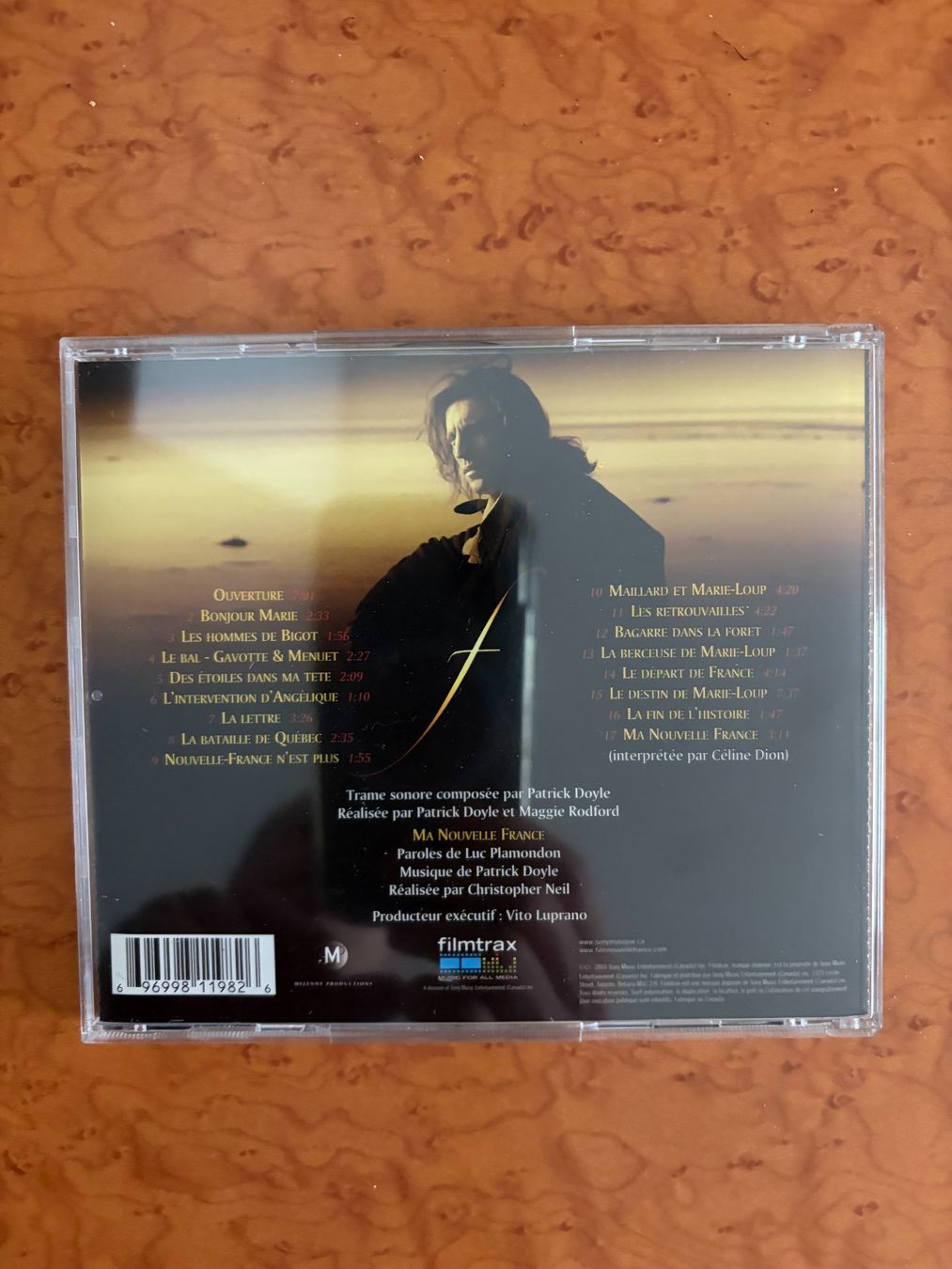 CDs: CD NOUVELLE FRANCE PAR PATRICK DOYLE – Gebraucht aus Geneve von tigre69 1