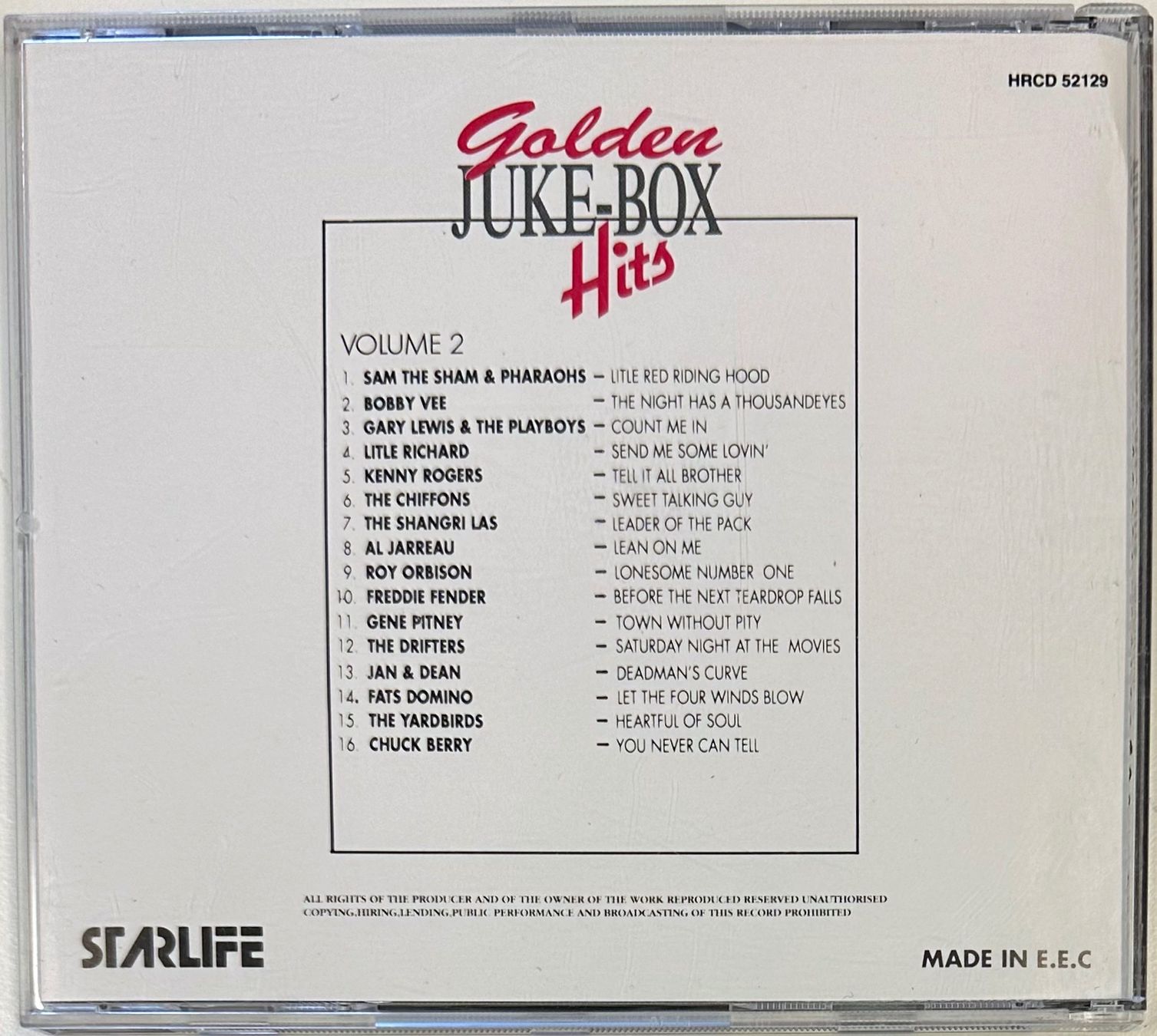 CD: Golden Juke-Box Hits Vol. 2 – Usato da Martigny venduto da jereq 1