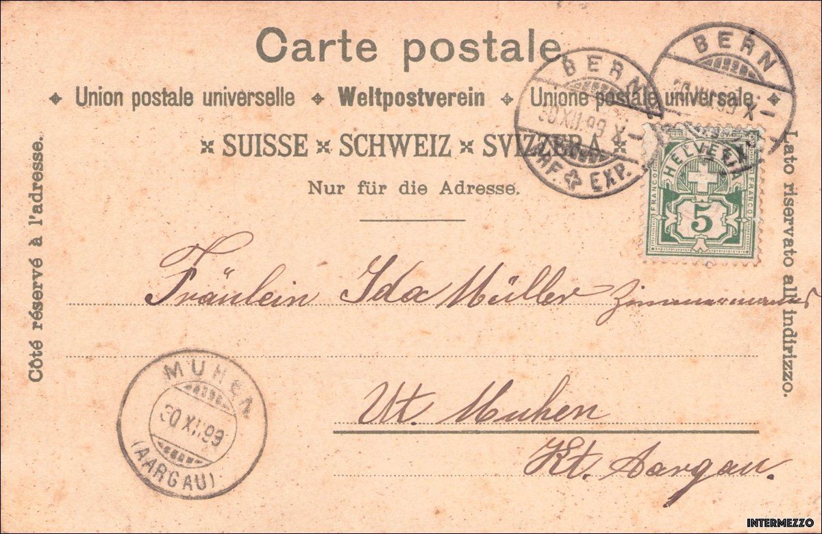 Cartes postales: Bern // 1899 Litho Warenhaus Gebrüder Loeb – D'occasion à Basel par intermezzo12 1
