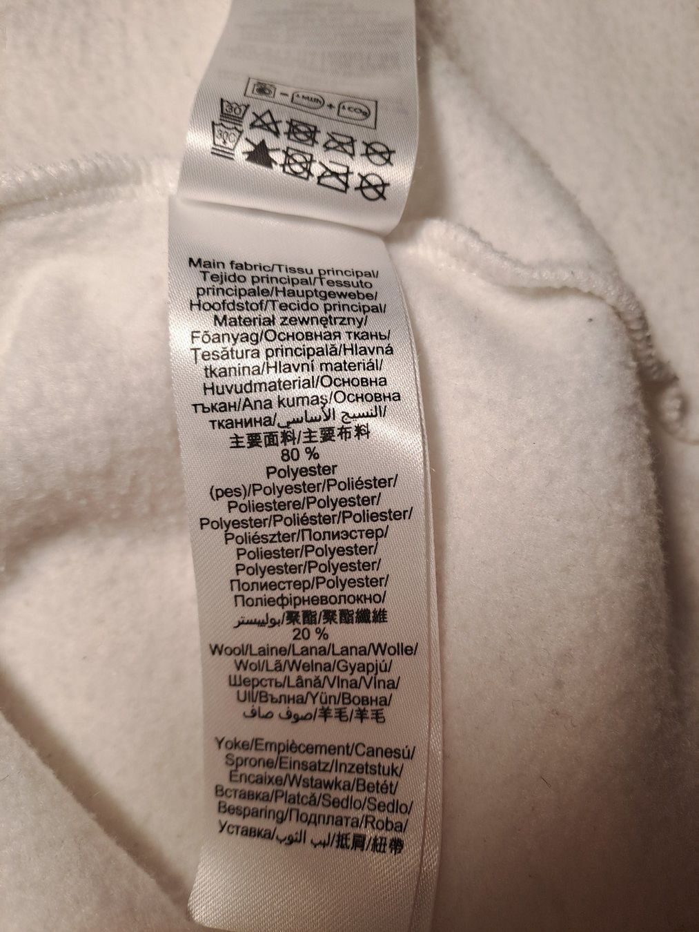 Pullover & Sweatshirts: Pull polaire chaud blanc et rose Wedze avec fermeture éclair – Gebraucht aus Denens von Chanchantevend 3
