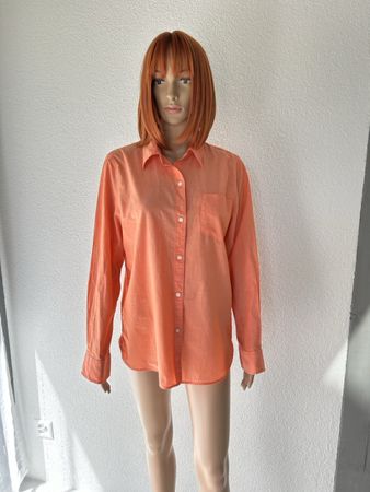 Ralph Lauren Denim Shirt, Size L, Peach, Long Sleeve 