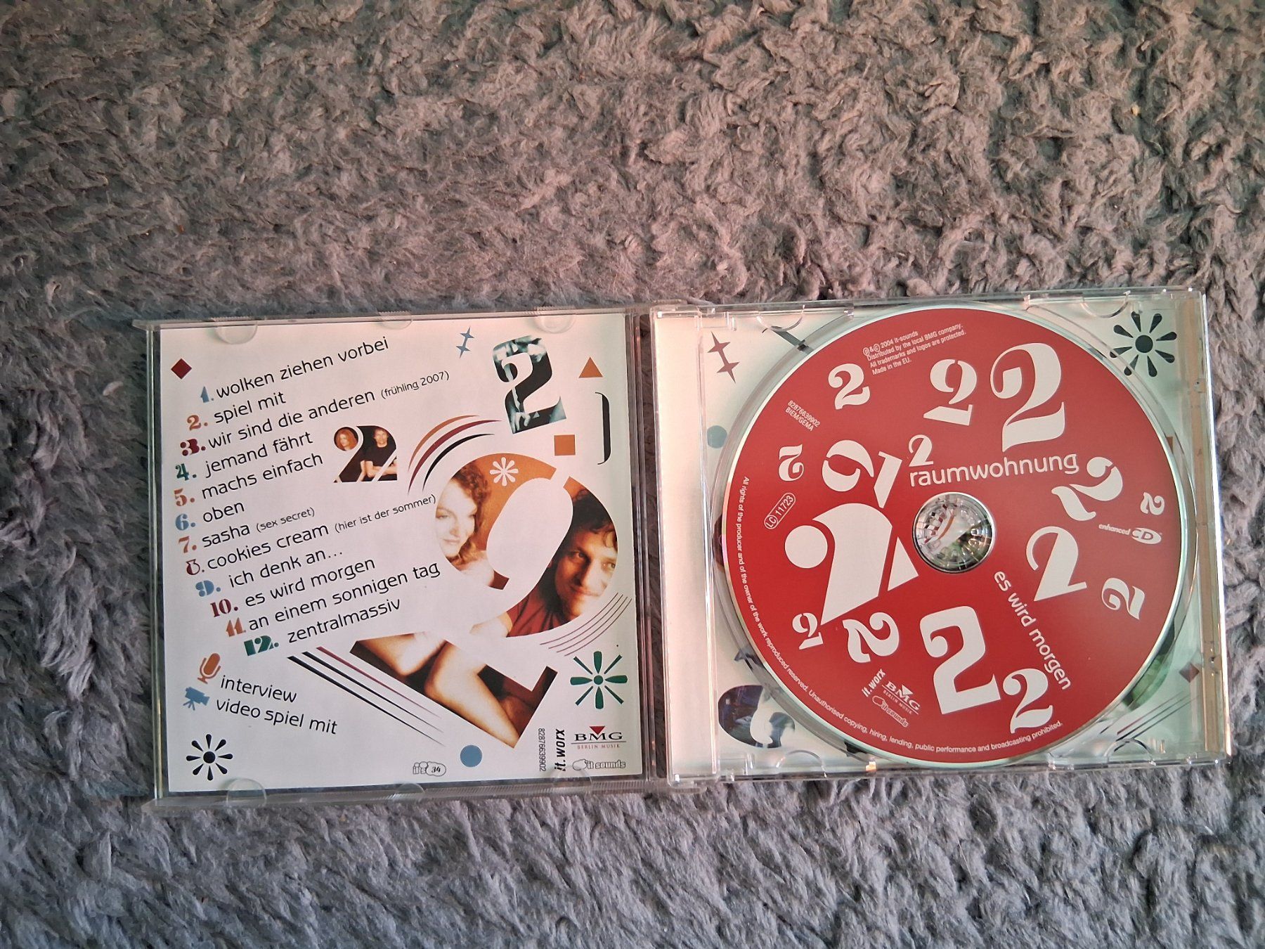 CD: 2 RAUMWOHNUNG     ES WIRD MORGEN    CD – Usato da Wetzikon ZH venduto da Ramones01 2