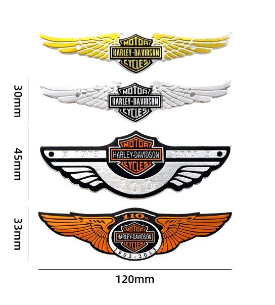 Sticker: Emblèmes Harley-Davidson lots – Nuovo e nell'imballaggio originale da Allens venduto da MADE.IN.ROCK.N.ROLL 2