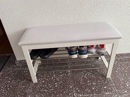 Schuhbank gepolstert