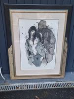 BACHMANN OTTO LITHOGRAPHIE SIGNIERT NUMMERIERT MIT RAHMEN