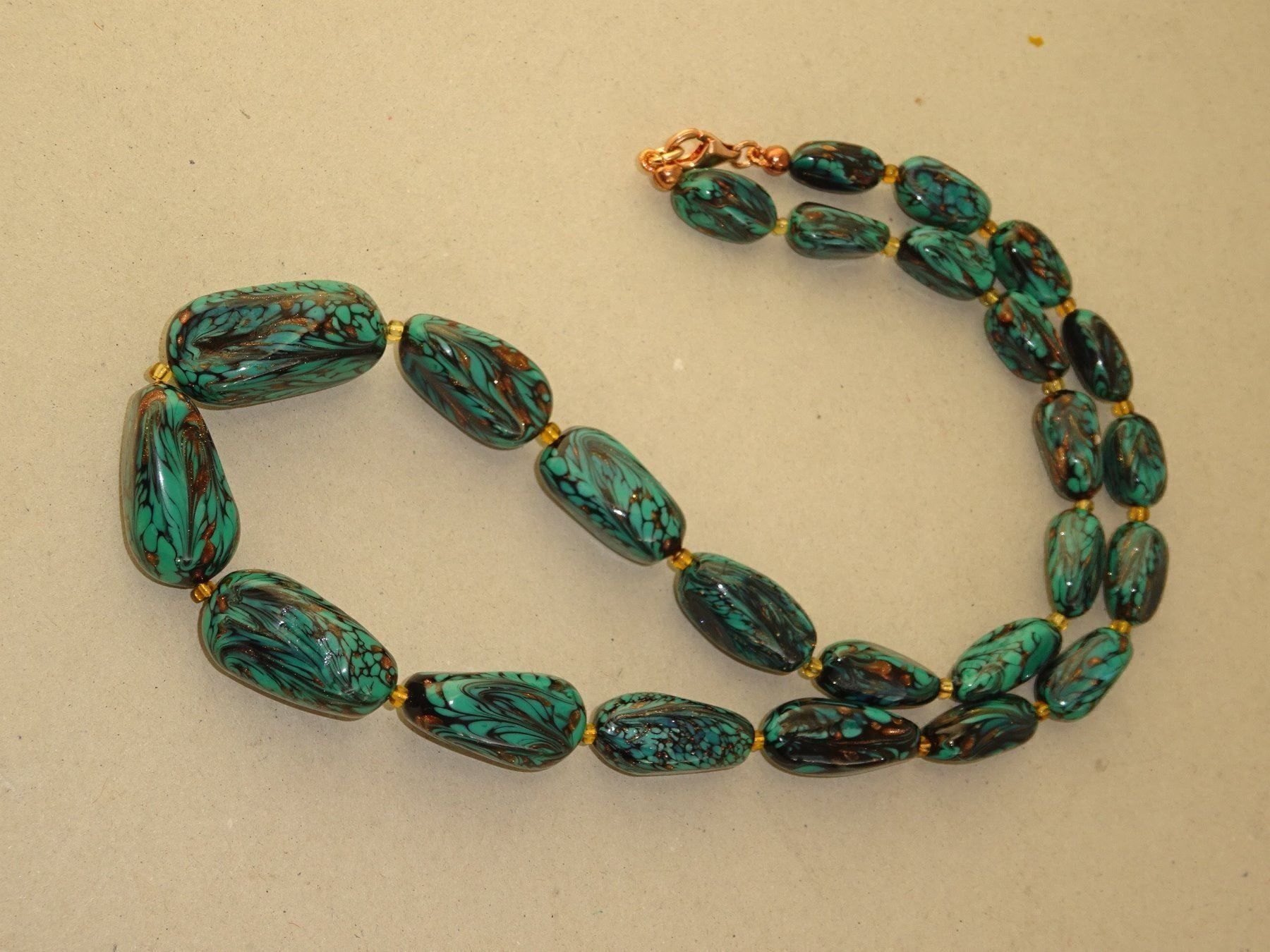 Catenine: Millefiori Halskette – Nuovo (secondo la descrizione) da Esslingen venduto da eintagammeer 2