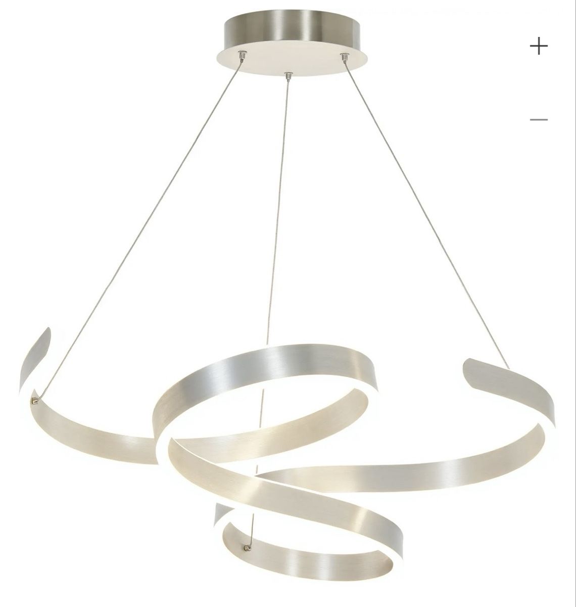 Lampadari & plafoniere: Pendellampe Favio Silber Aluminium – Usato da Hurden venduto da MCRC_Plastics 1