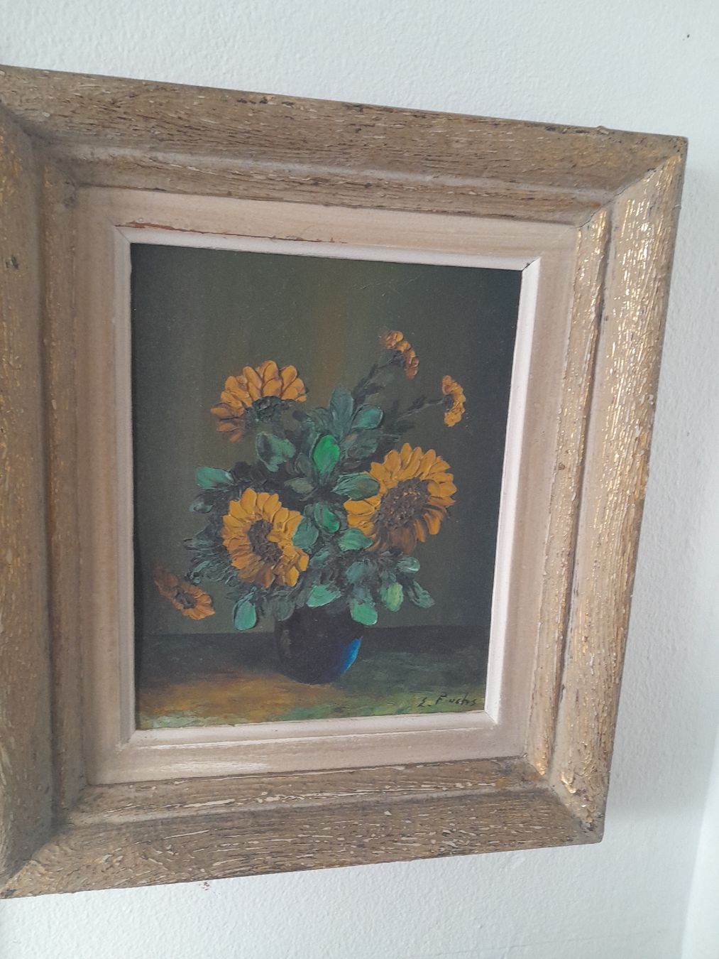 Dipinti: Sonnenblumen Ölgemälde E. Fuchs – Usato da Rossrüti venduto da Hansi778 1