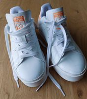 Adidas Stan Smith Weiss Orange Damen Gr. 39,5 Sommer, Top !