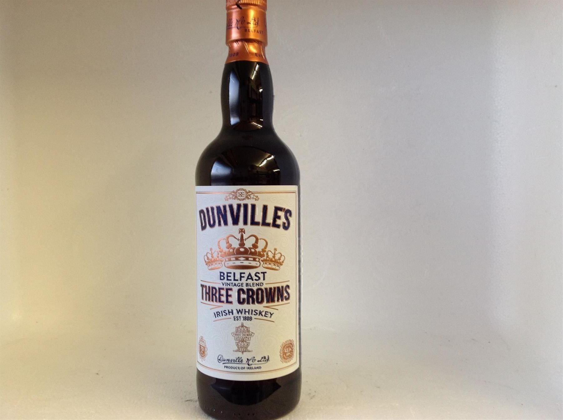 Bevande alcoliche: Dunville's Three Crowns Vintage Blend... – Nuovo e nell'imballaggio originale da Wöschnau venduto da Vinsale
