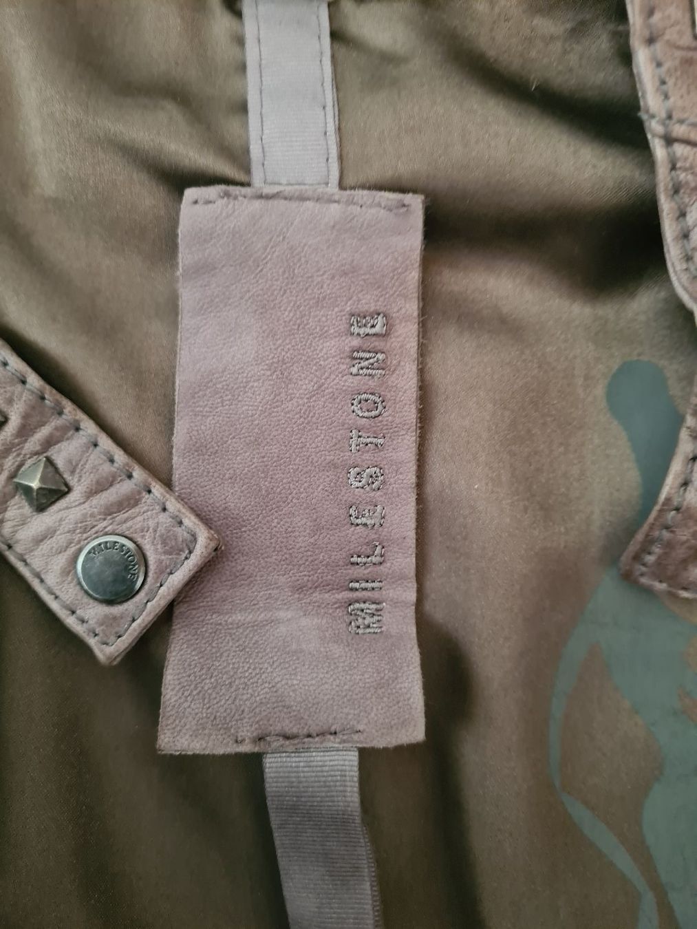 Giacche: MILESTONE LEDERJACKE TAUPE GR.38 – Nuovo (secondo la descrizione) da Adlikon venduto da jahr01 5