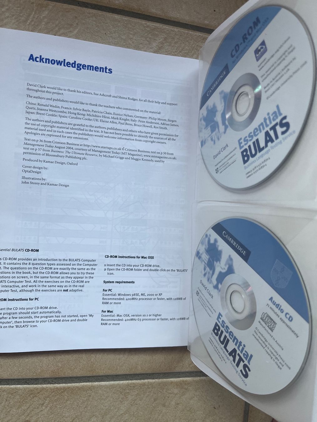 Libri: CAMBRIDGE Essential BULATS - David Clark with CD-ROM & Audio – Nuovo e nell'imballaggio originale da Vernayaz venduto da Darkfrost 2