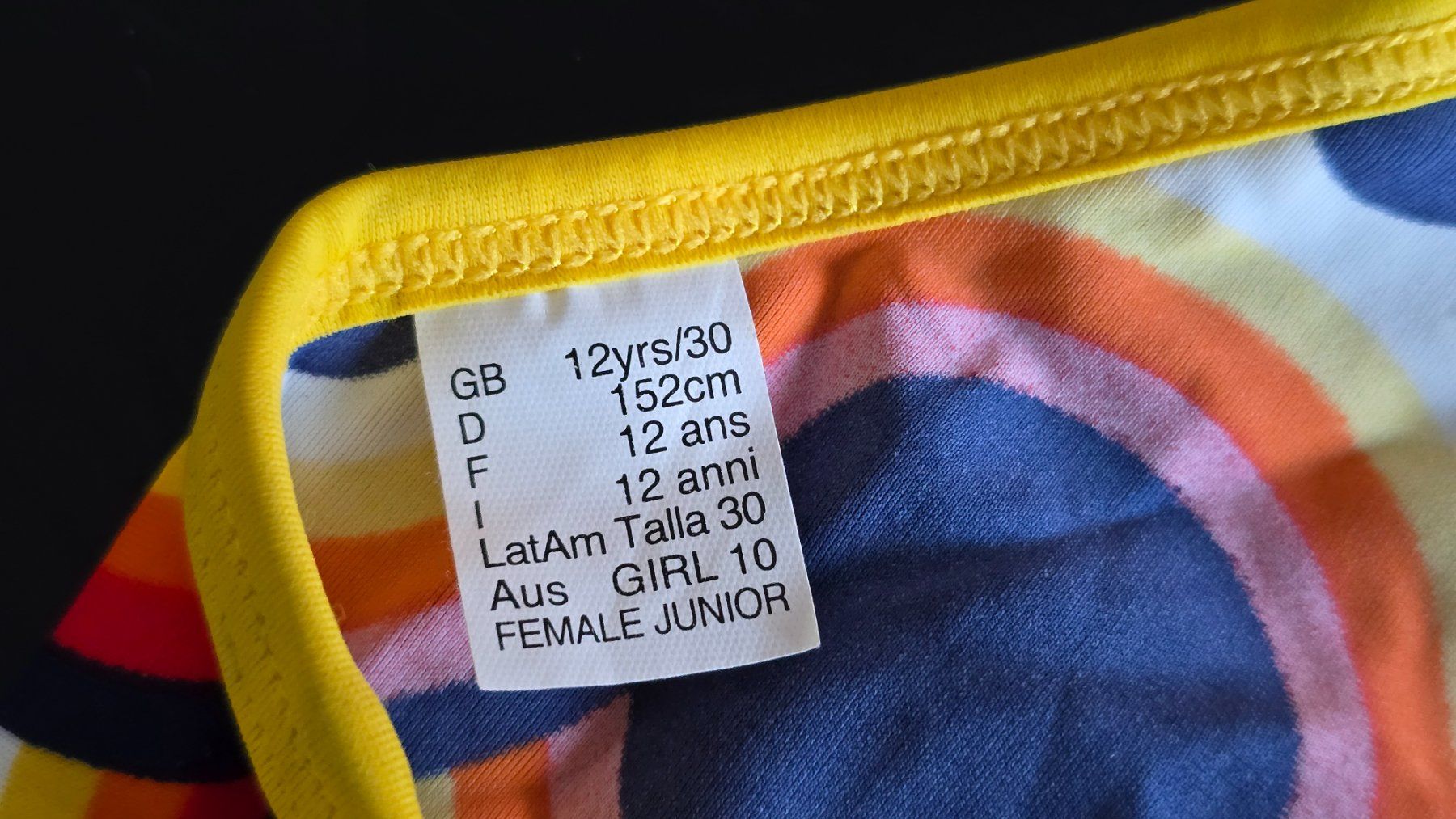 Speedo Badekleider & Bikinis: Speedo Sport-Bustier - 152 - Retro-Look – Neu (gemäss Beschreibung) aus Thalwil von VitaMini 4