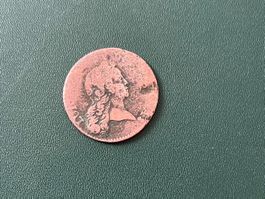 Antike Münze 1721 Frankreich Lu15