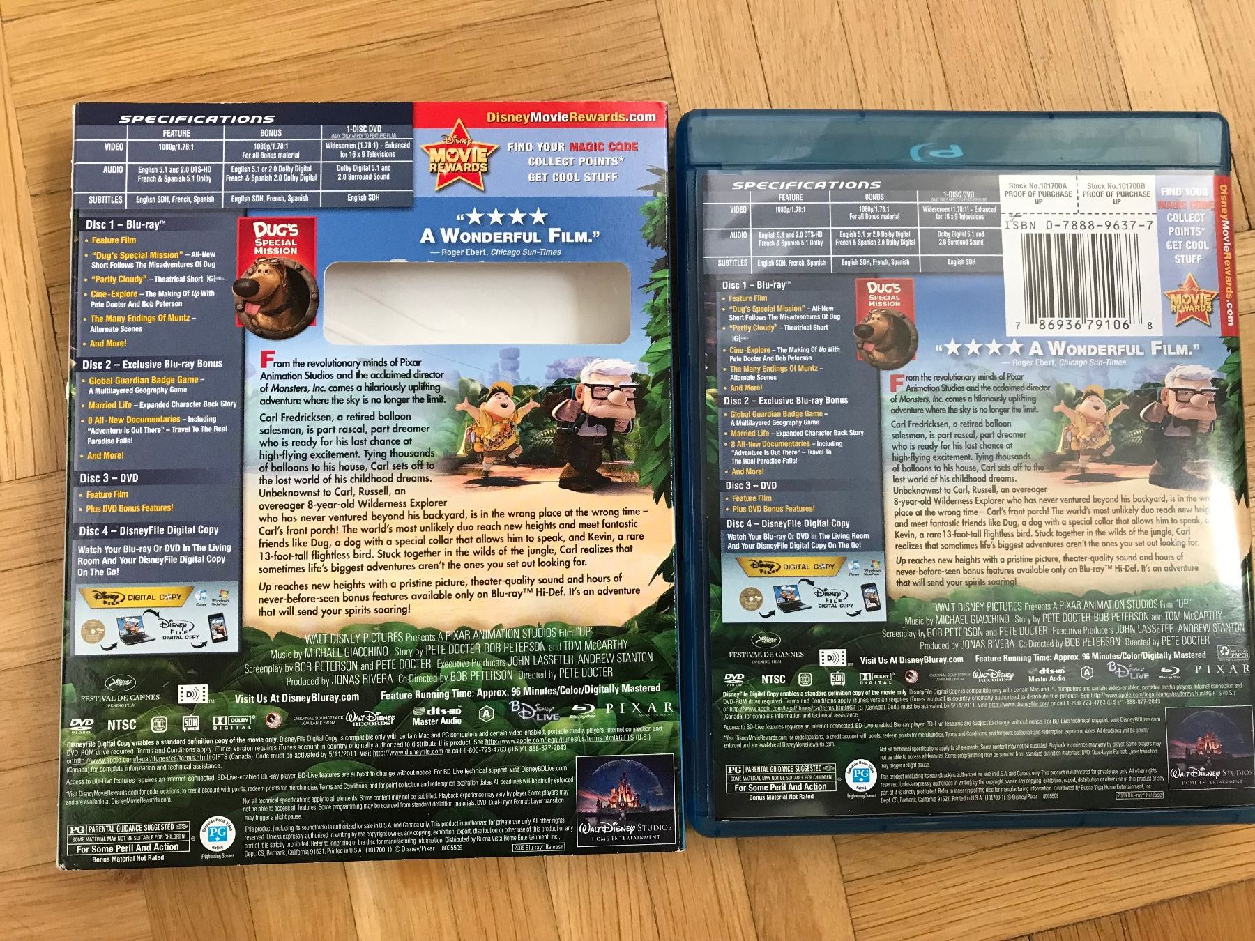 Tutti i DVDs: Up - Oben - mit Slipcover - Blu-ray + DVD – Usato da Zürich venduto da Malcom 3