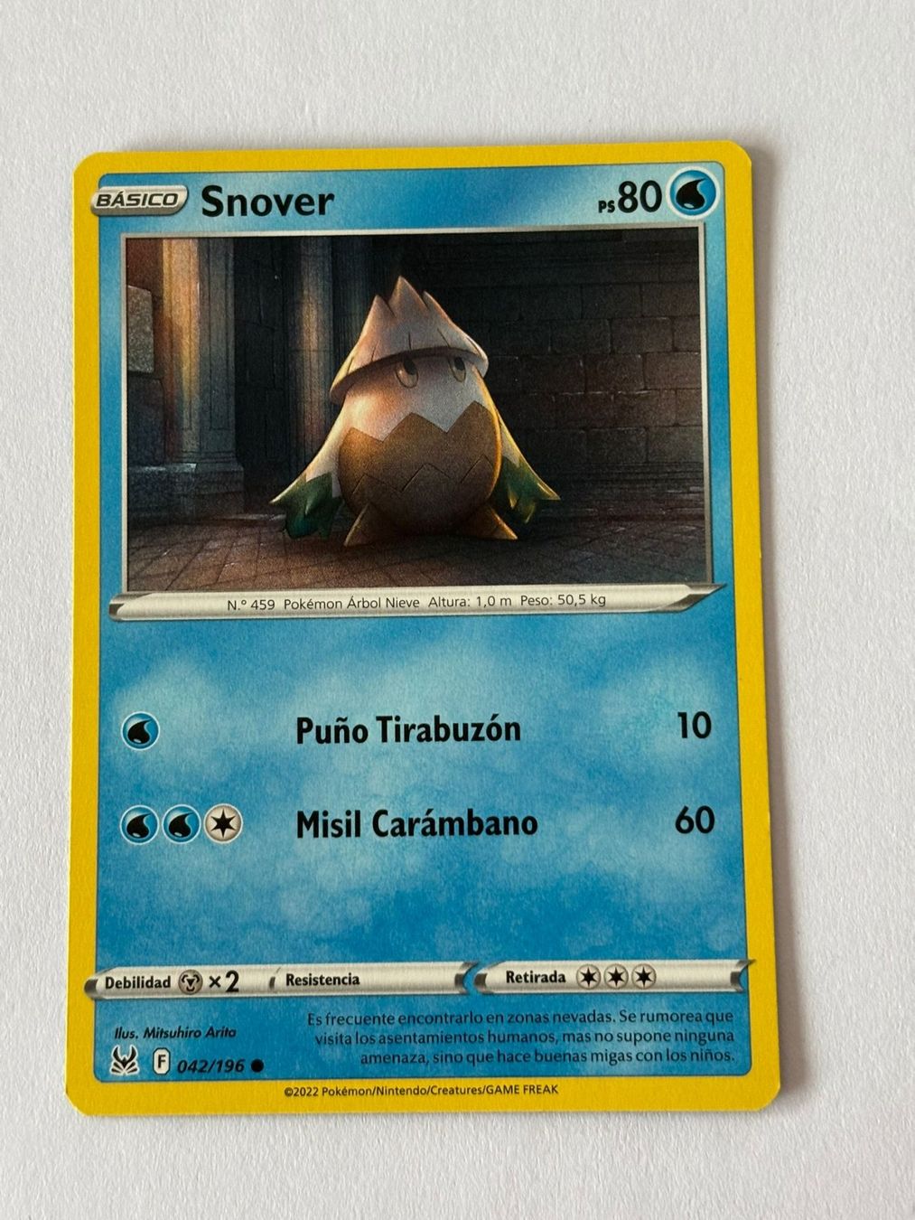 Pokémon Carte collezionabili: Pokemon-Karte Snover 042/196 – Usato da Herisau venduto da Seyashop1