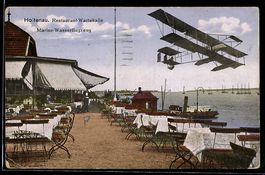 Holtenau, Marine-Wasserflugzeug überfli