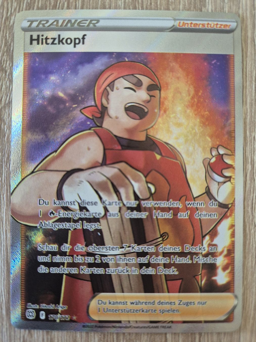Pokémon Carte collezionabili: Hitzkopf - 170/172 - Full Art - Trainer - DE – Usato da Basel venduto da Sahrinia