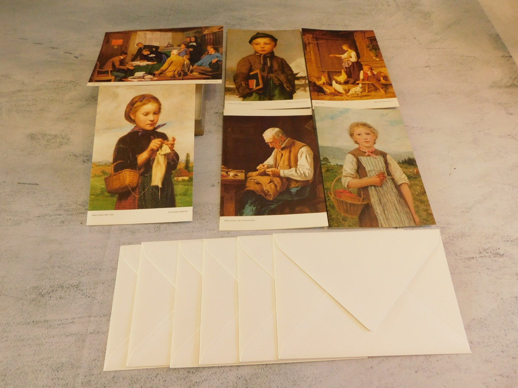 Anker: Albert Anker Postkarten Jahre 1960 / 70 – Neu (gemäss Beschreibung) aus Emmenbrücke von Ulisse-22 2