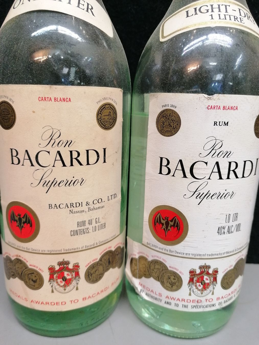 Spirituosen: 2 BOUTEILLES RON BACARDI SUPERIOR ENTAMÉ – Gebraucht aus Genève von Leboucheoreilles 8